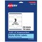 Avery Matte White Wraparound Labels with Sure Feed, 2-3/8" x 8"